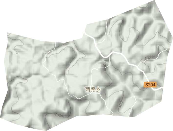 兩路鄉(xiāng)地形圖