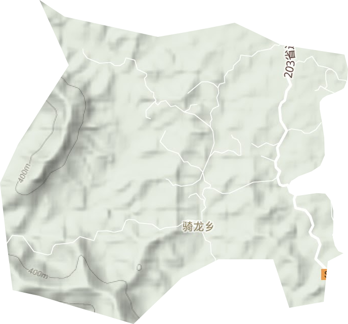 騎龍鄉地形圖