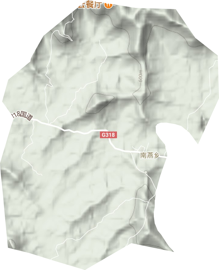 南燕鄉地形圖