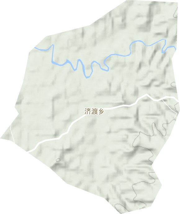 濟渡鄉地形圖