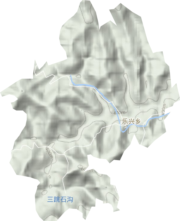 樂興鄉(xiāng)地形圖