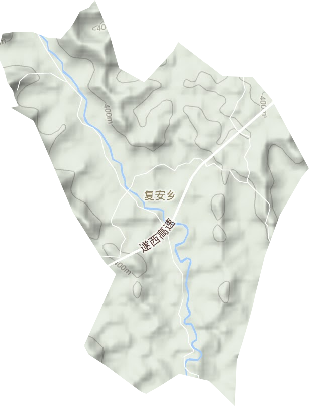 復安鄉地形圖
