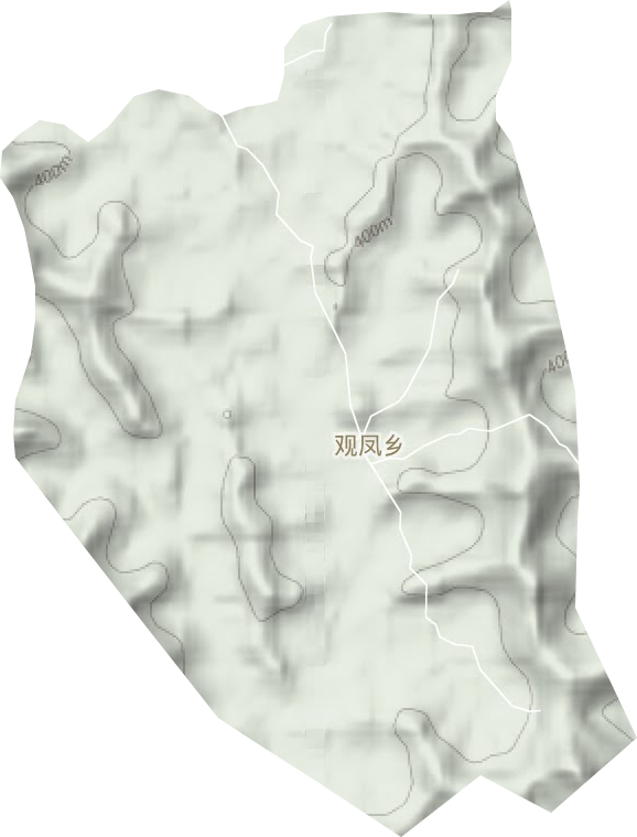 觀鳳鄉(xiāng)地形圖