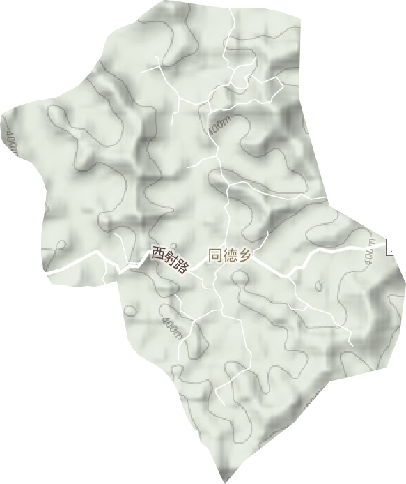 同德鄉地形圖