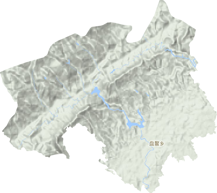盤鰲鄉地形圖