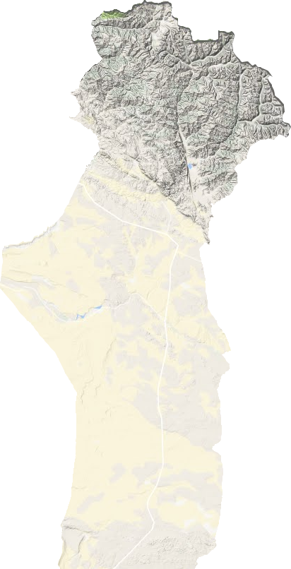 富蘊縣地形圖