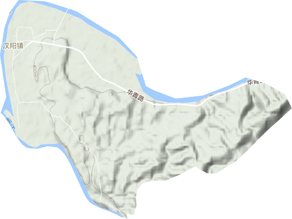 漢陽鎮(zhèn)地形圖