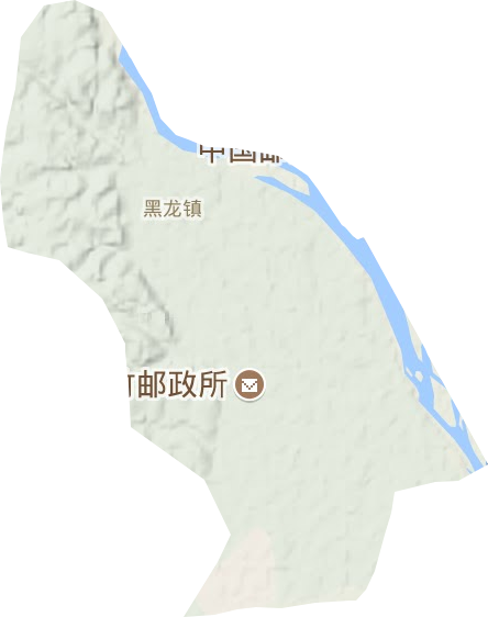 黑龍鎮(zhèn)地形圖