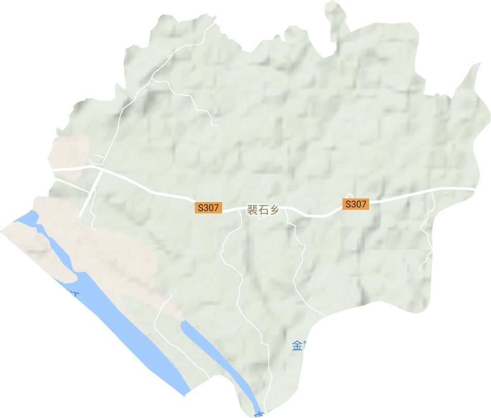 裴石鄉地形圖