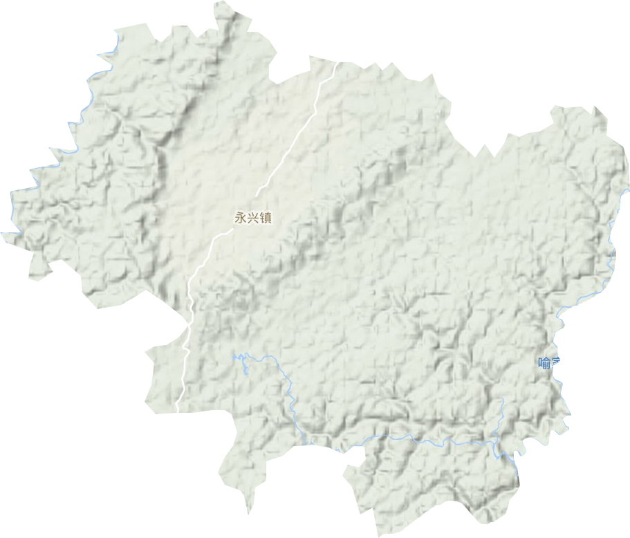 永興鎮地形圖