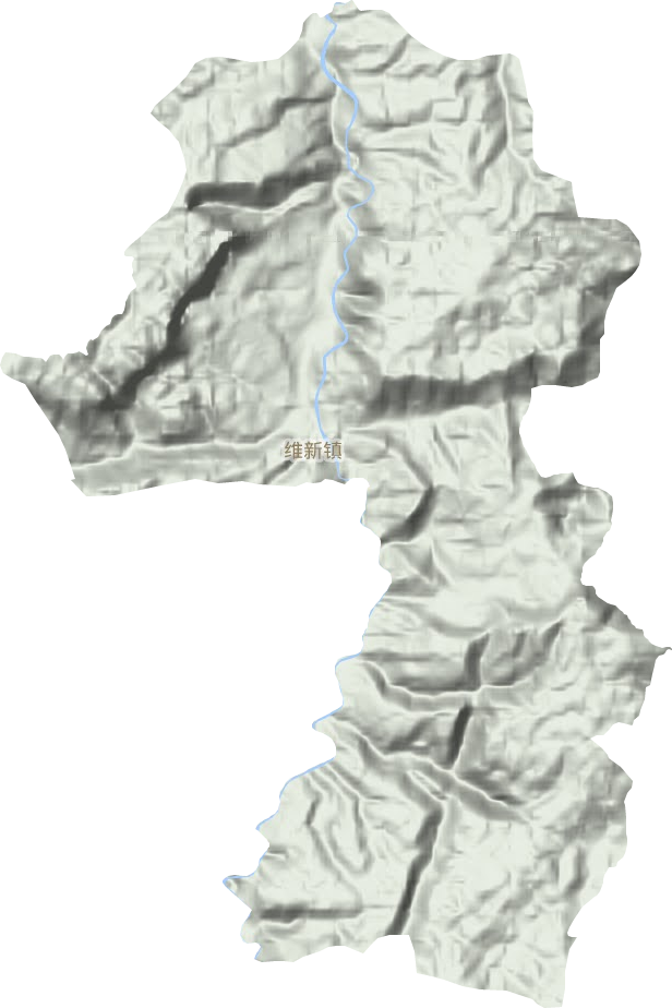 維新鎮地形圖