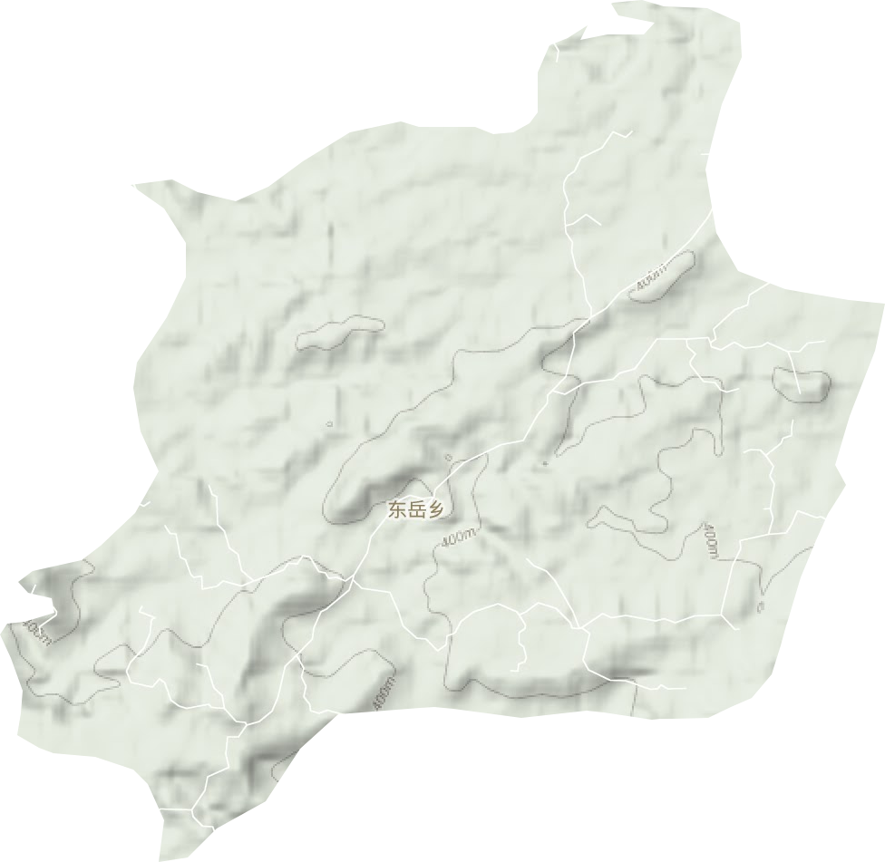 東岳鄉地形圖