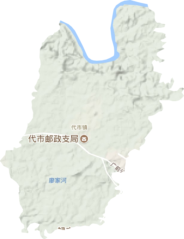 代市鎮(zhèn)地形圖
