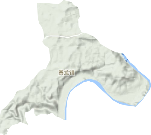 賽龍鎮地形圖