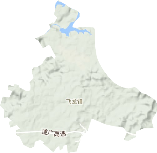 飛龍鎮地形圖
