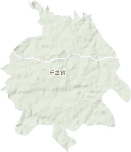 樂善鎮地形圖