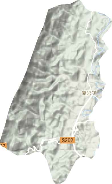 復興鎮地形圖