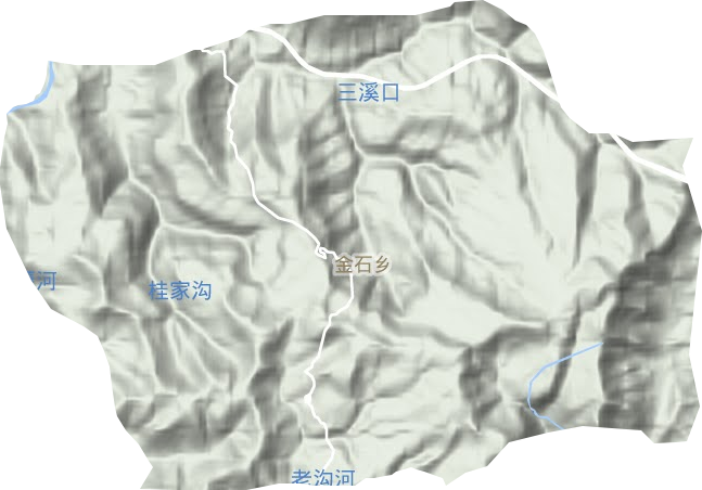 金石鄉地形圖