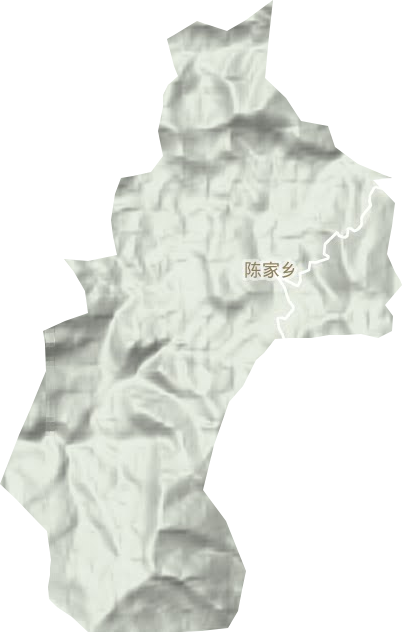 陳家鄉(xiāng)地形圖