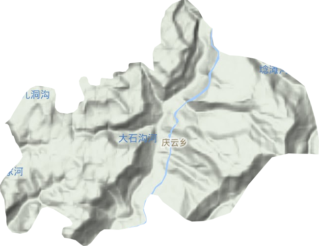 慶云鄉地形圖