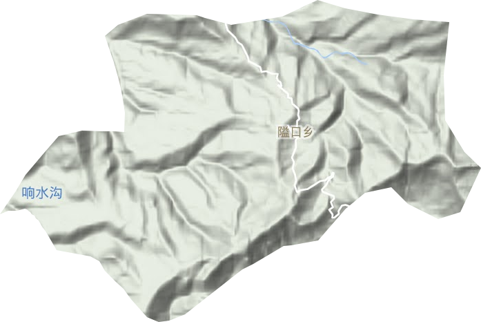 隘口鄉地形圖