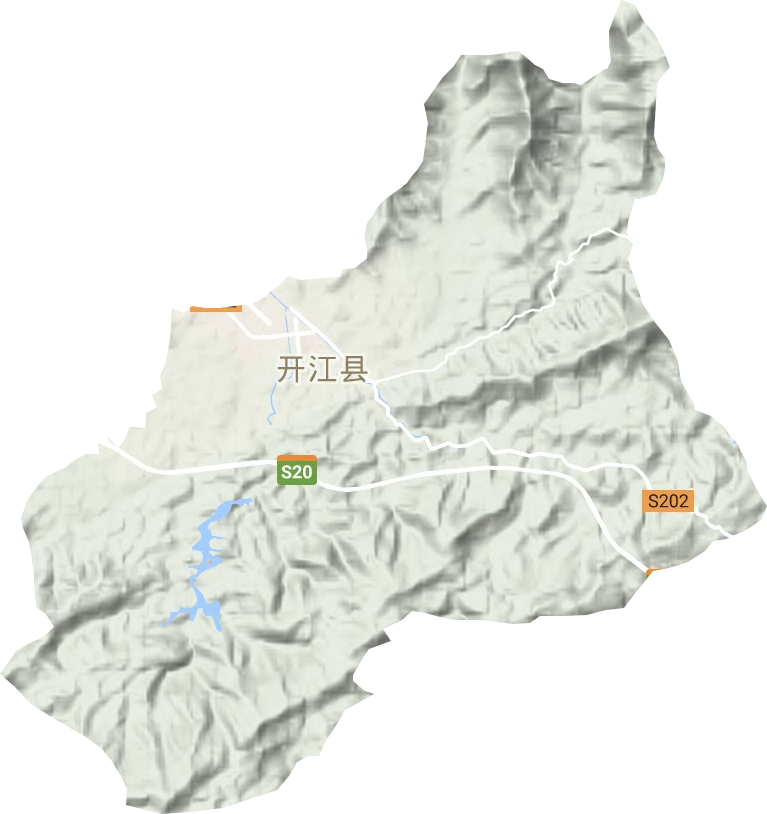 新寧鎮地形圖