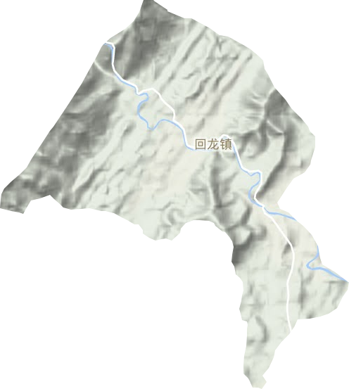 回龍鎮(zhèn)地形圖