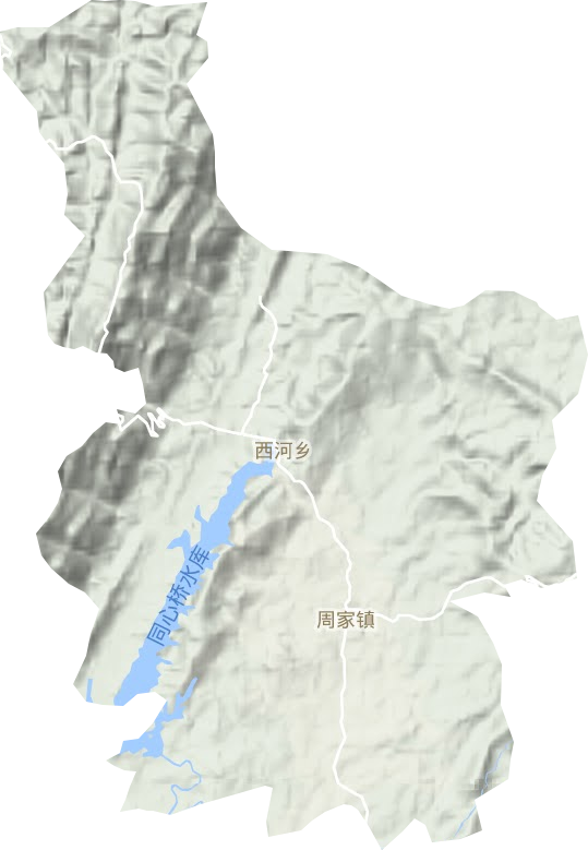 周家鎮地形圖