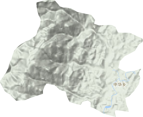 中華鄉(xiāng)地形圖