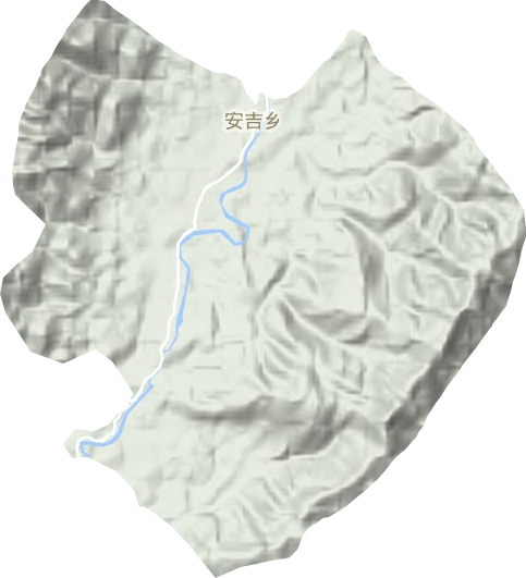 安吉鄉地形圖