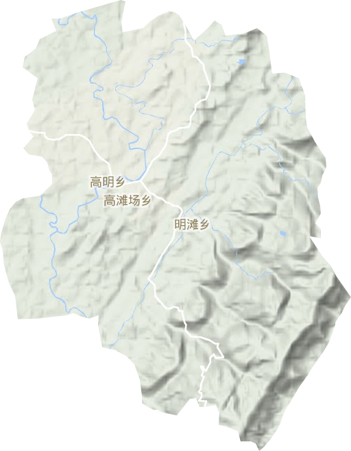 高明鄉地形圖