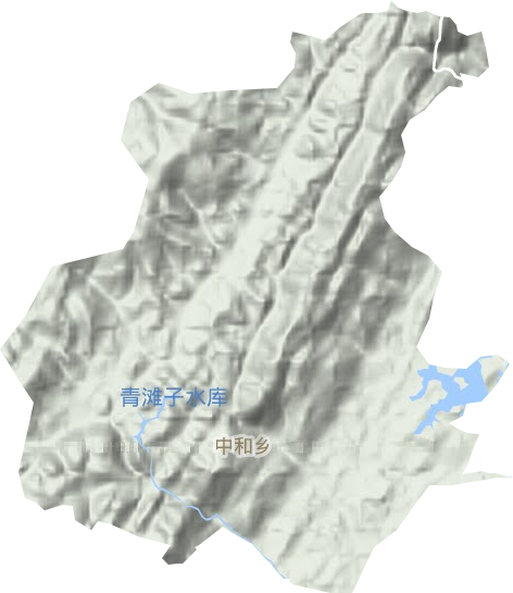 中和鄉地形圖