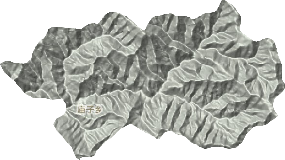 廟子鄉地形圖