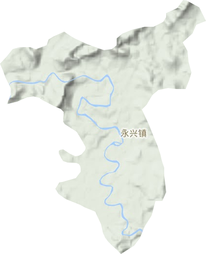 永興鎮地形圖