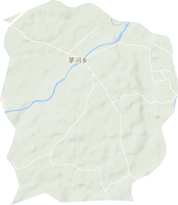 茅河鄉地形圖