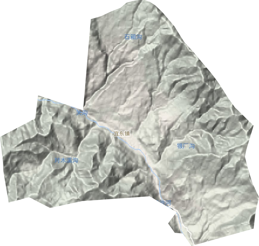 宜東鎮地形圖