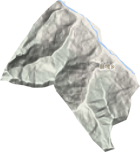 前域鄉(xiāng)地形圖