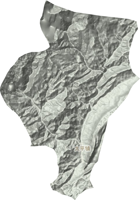 太平鎮(zhèn)地形圖
