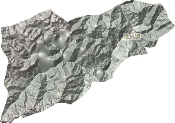 隴東鎮地形圖