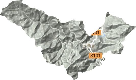 上兩鄉地形圖