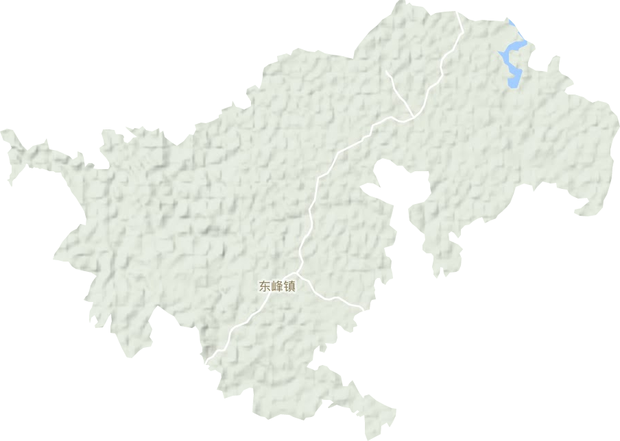 東峰鎮地形圖