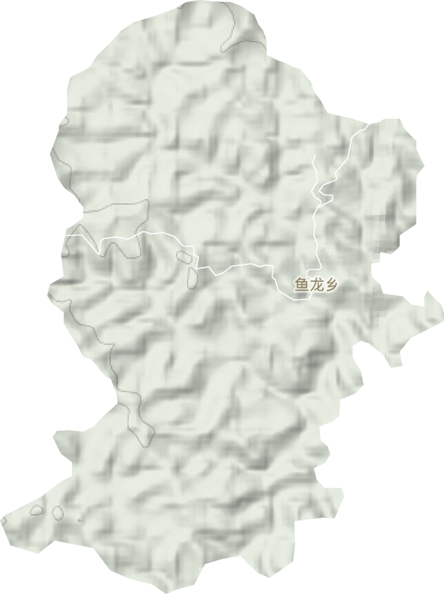 魚龍鄉(xiāng)地形圖