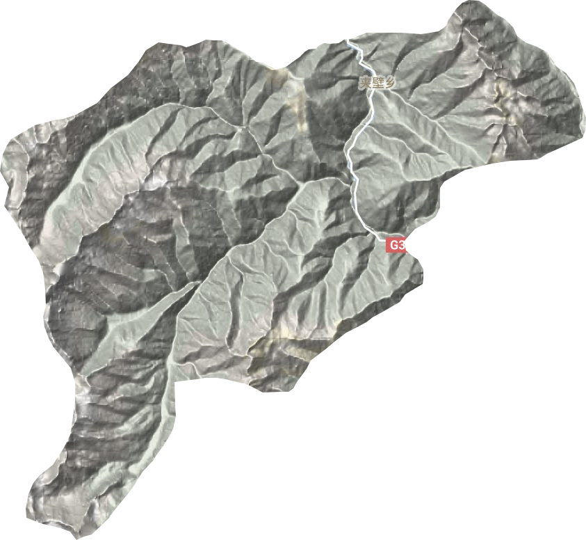 夾壁鄉地形圖
