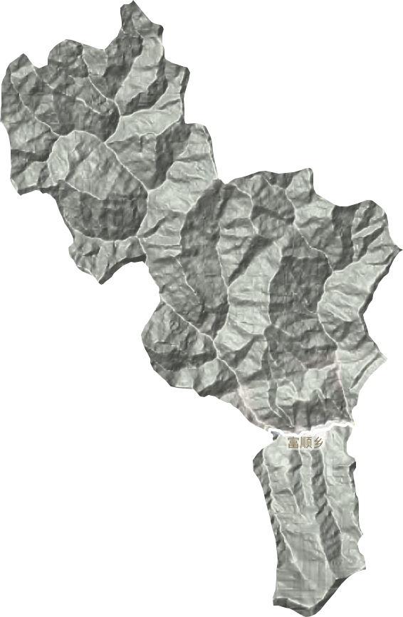 富順鄉地形圖