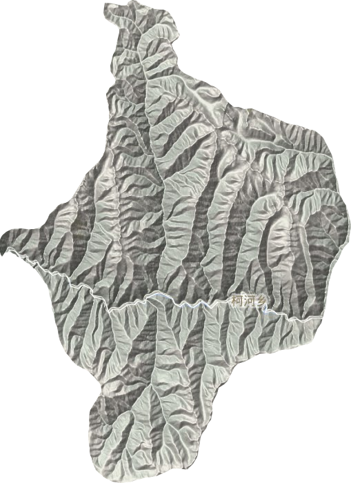 柯河鄉(xiāng)地形圖