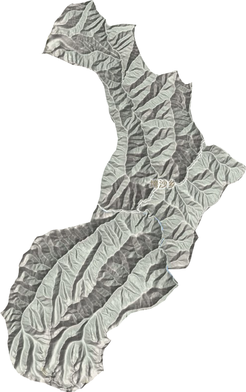垮沙鄉地形圖