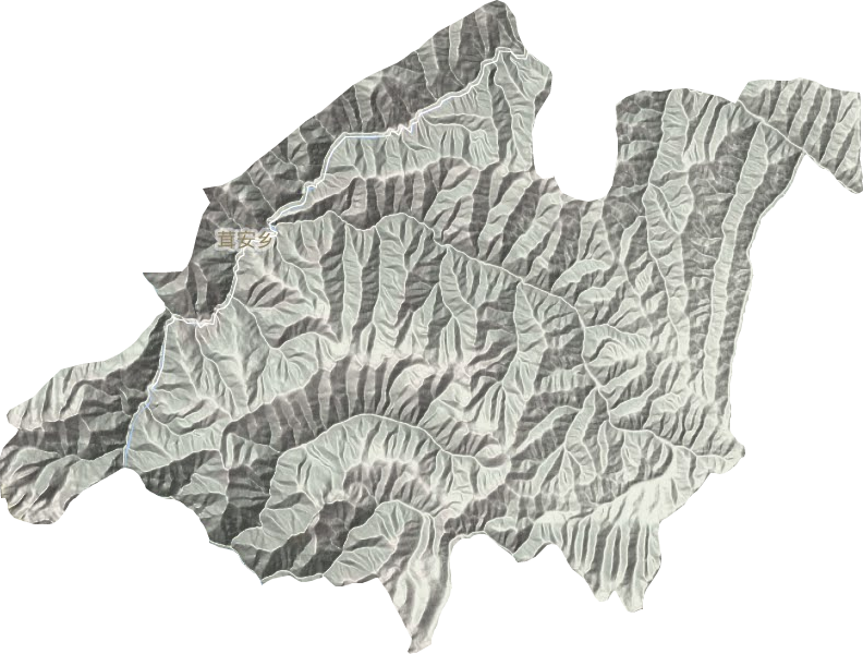 茸安鄉(xiāng)地形圖