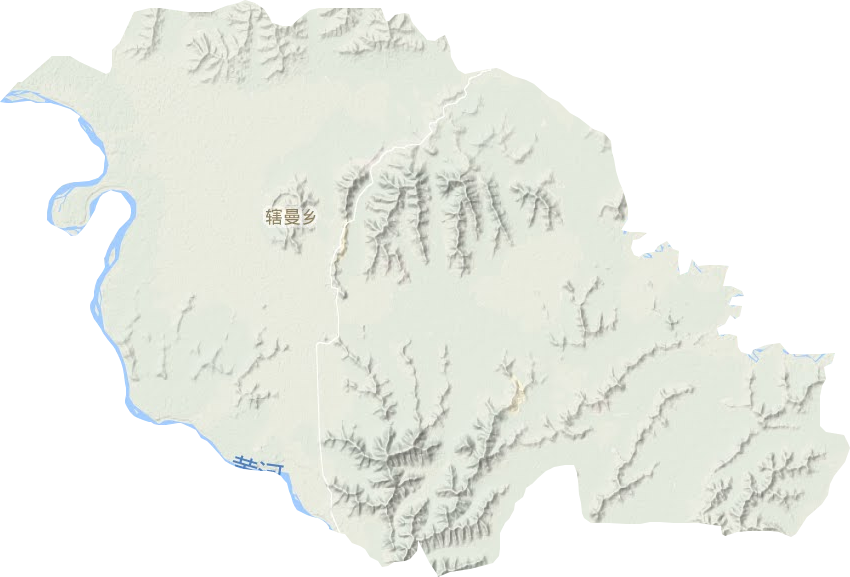 轄曼鄉地形圖
