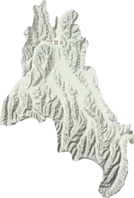江茸鄉地形圖