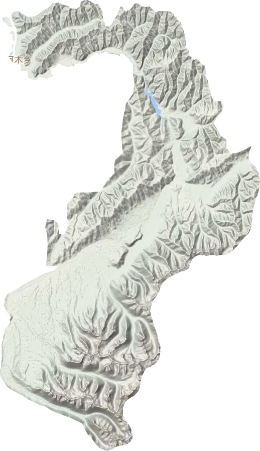 阿木鄉地形圖